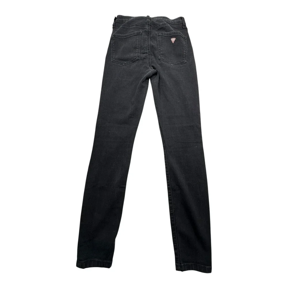GUESS‎ Women Jeans Black High Rise Skinny Fit Size 26 Casual Style